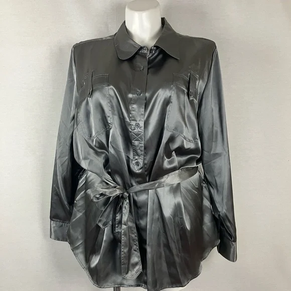 Lane Bryant Belted Tunic - Picture 2 of 11